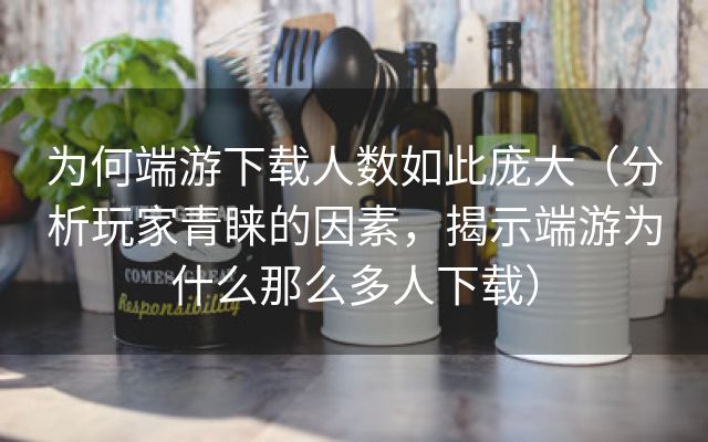 为何端游下载人数如此庞大（分析玩家青睐的因素，揭示端游为什么那么多人下载）